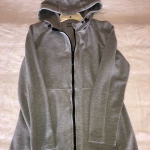 Extra long women’s workout jacket.
